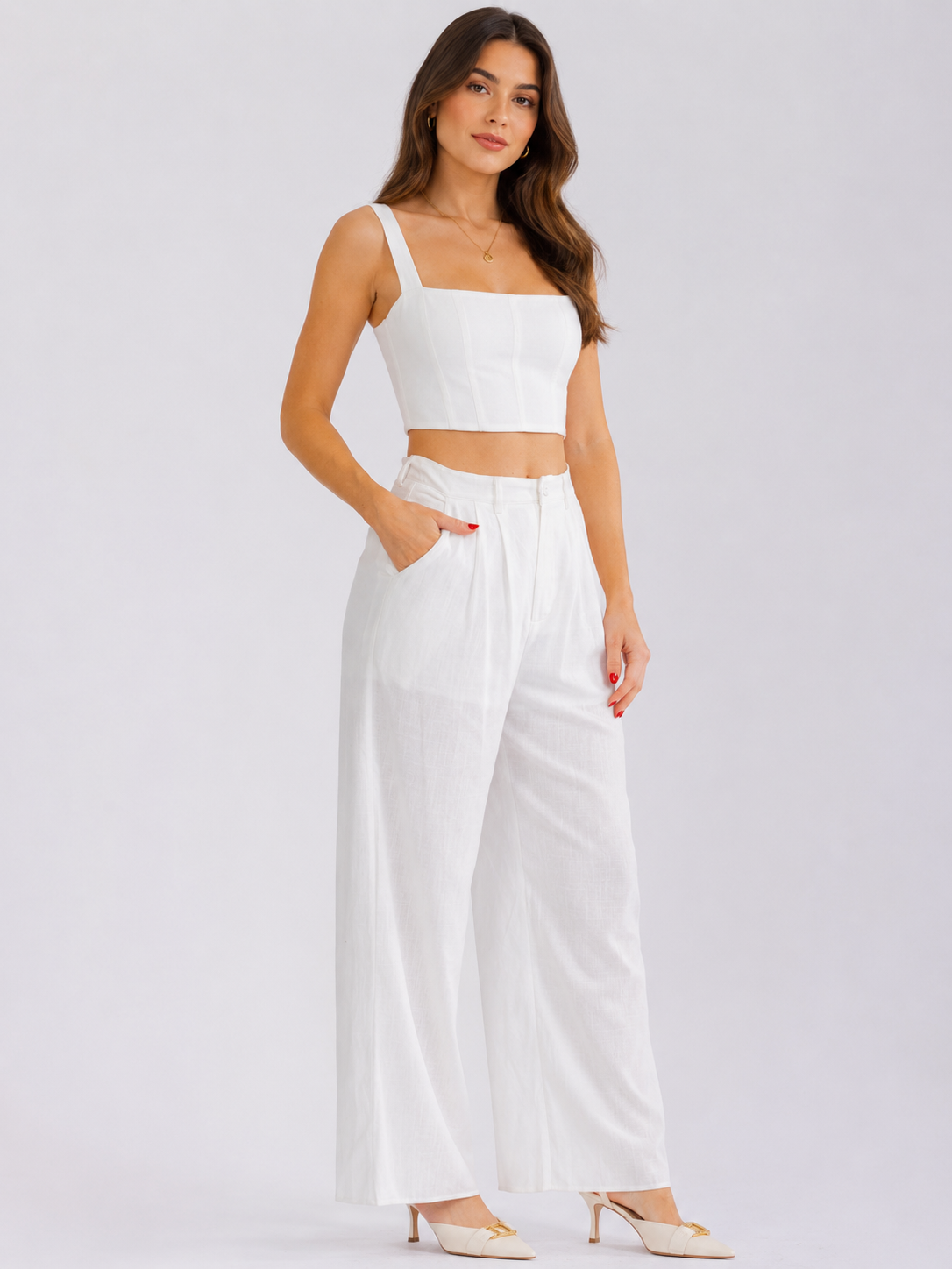AURORA WHITE PANTS